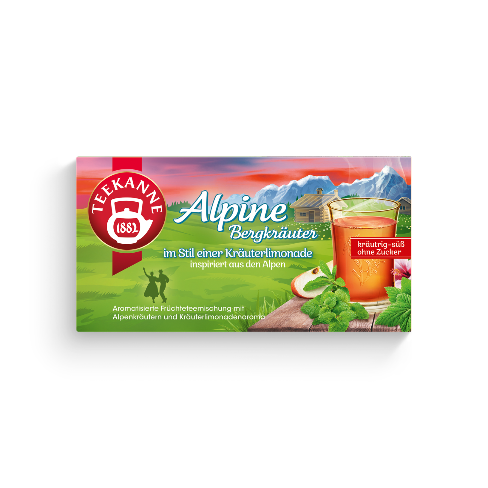 Teekanne Alpine Bergkräuter 18ST 36g