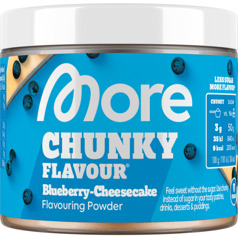 More Chunky Flavour Blueberry Cheesecake vegan 90g