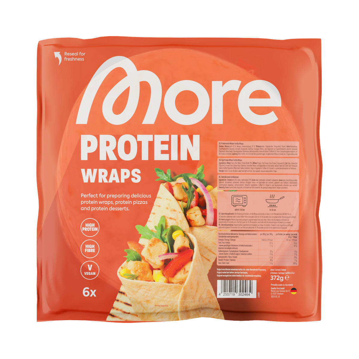 More Protein Wrap V2 372g