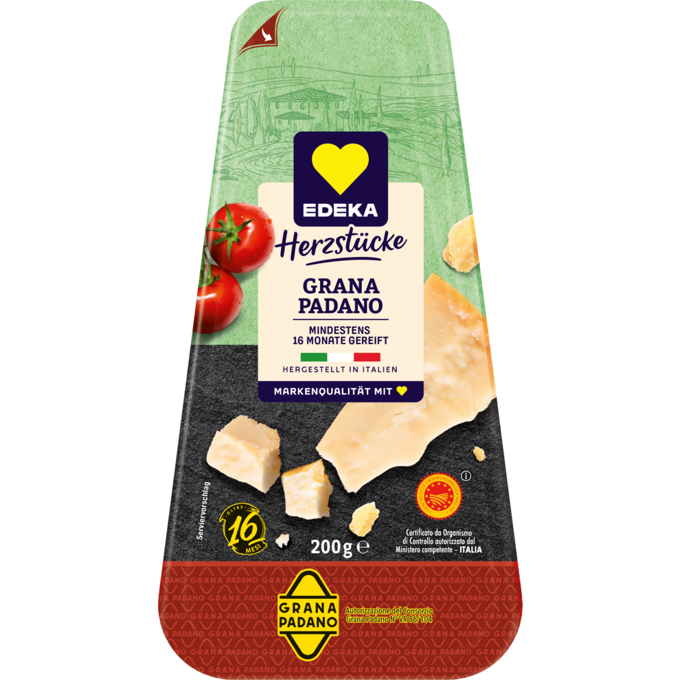 EDEKA Herzstücke Grana Padano mindestens 16 Monate 32% 200g