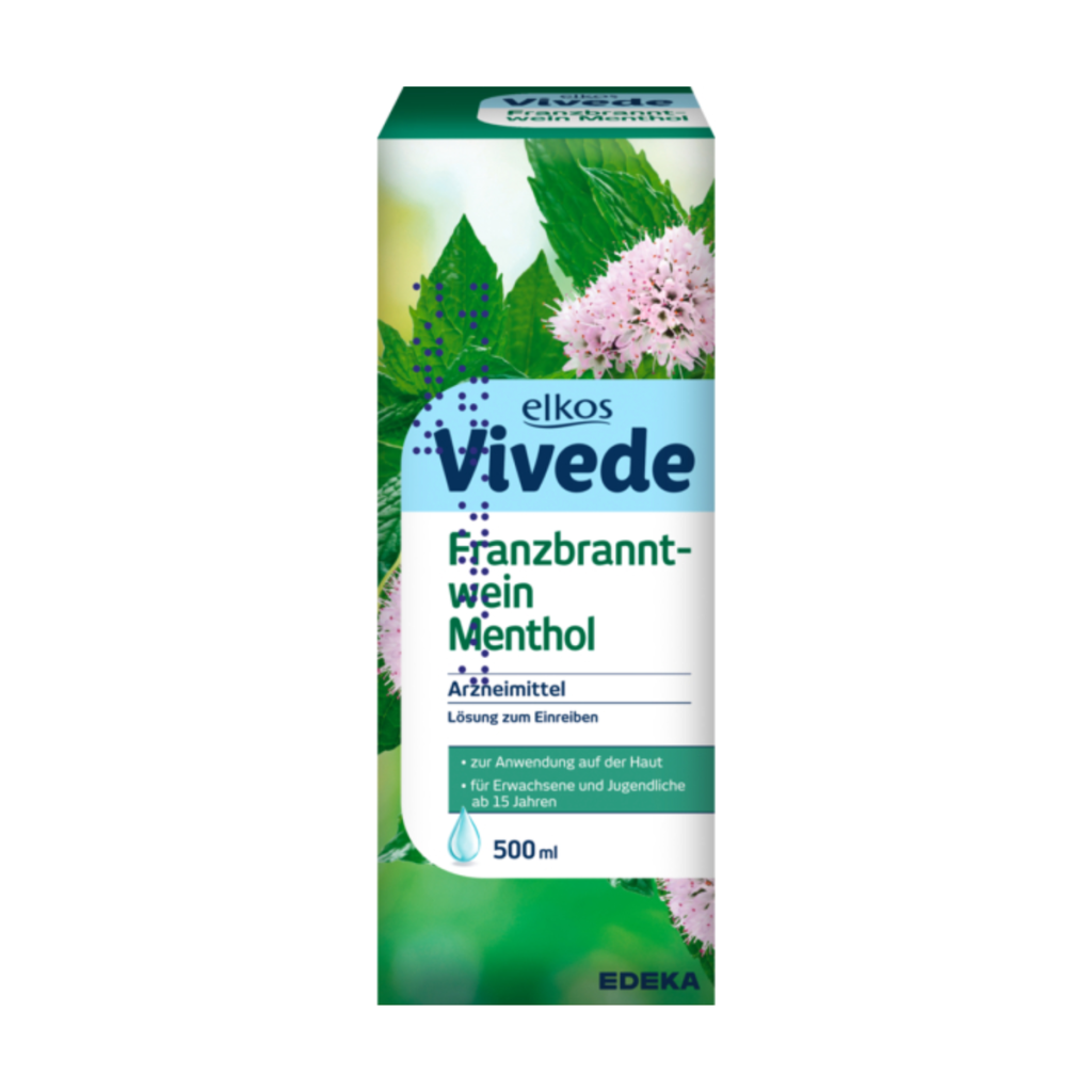 EDEKA elkos VIVEDE Franzbranntwein 500ml
