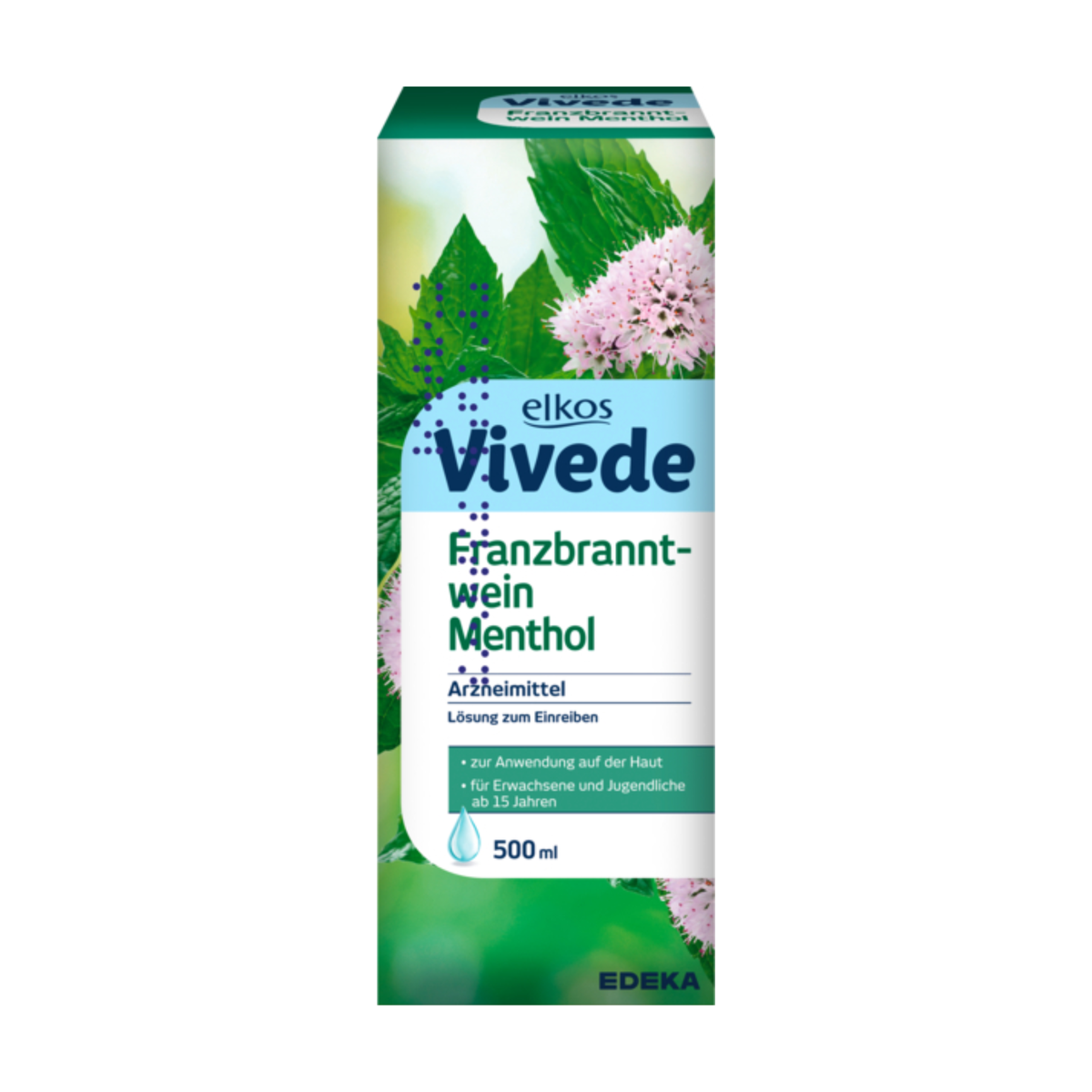 EDEKA elkos VIVEDE Franzbranntwein 500ml