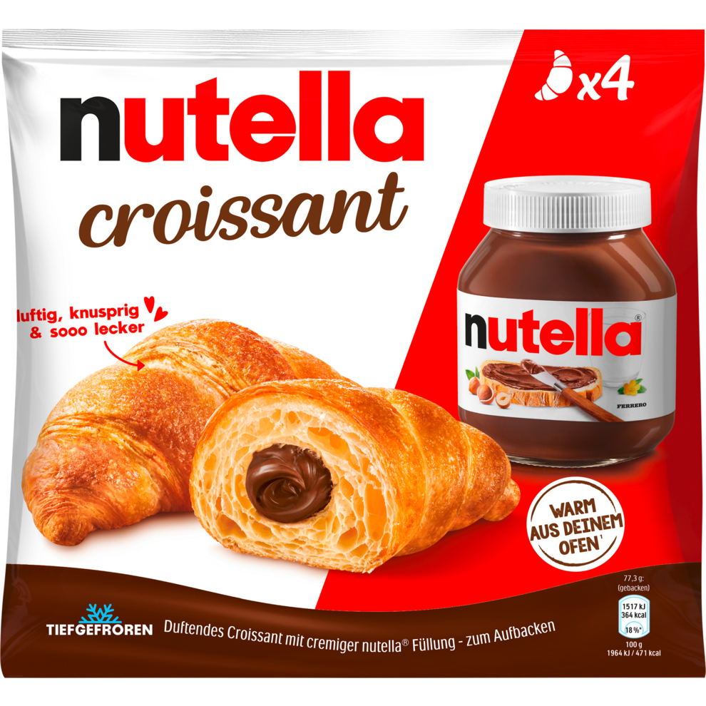 Nutella Croissant 4ST 340g