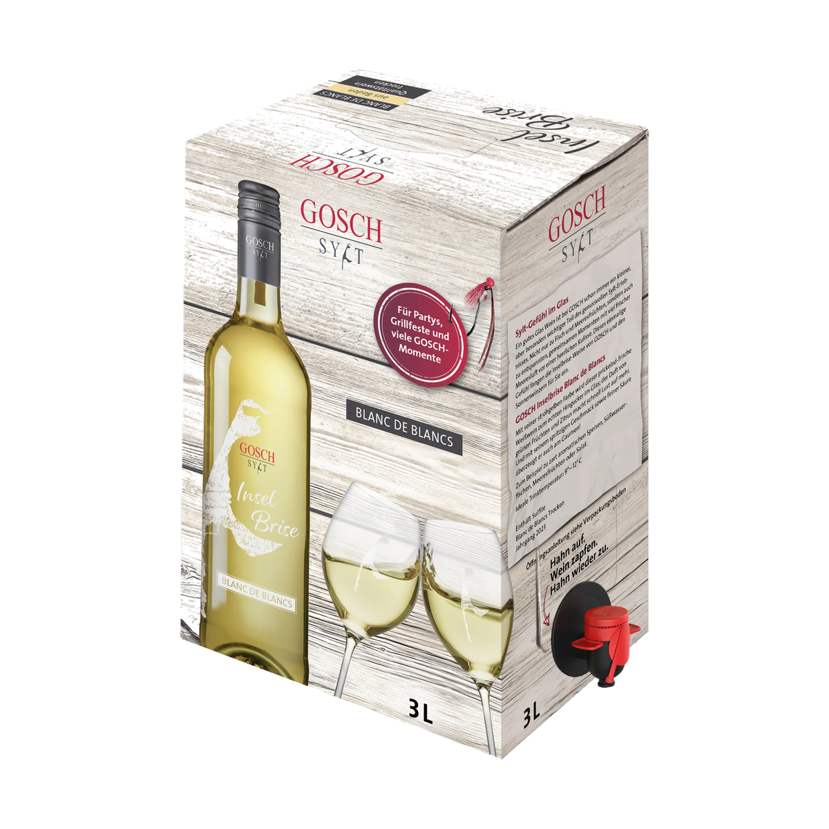 Gosch Inselbrise Blanc de Blancs trocken 3l