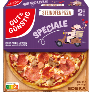 GUT&GÜNSTIG Steinofenpizza Speciale 2x345g