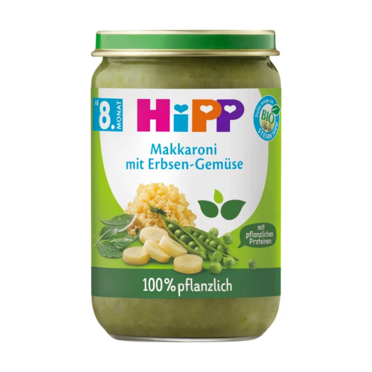 Bio Hipp Makkaroni mit Erbsen-Gemüse 220g