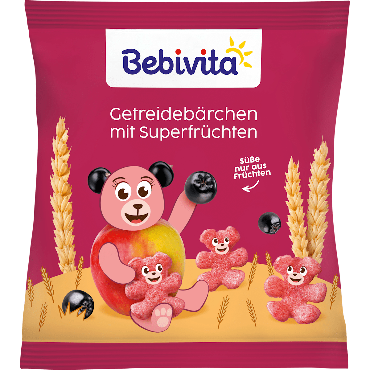 Bebivita Getreide-Bärchen mit Superfrüchten 30g