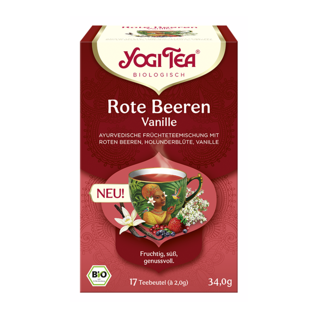 Bio Yogi Tea Rote Beeren Vanille 17ST 34g