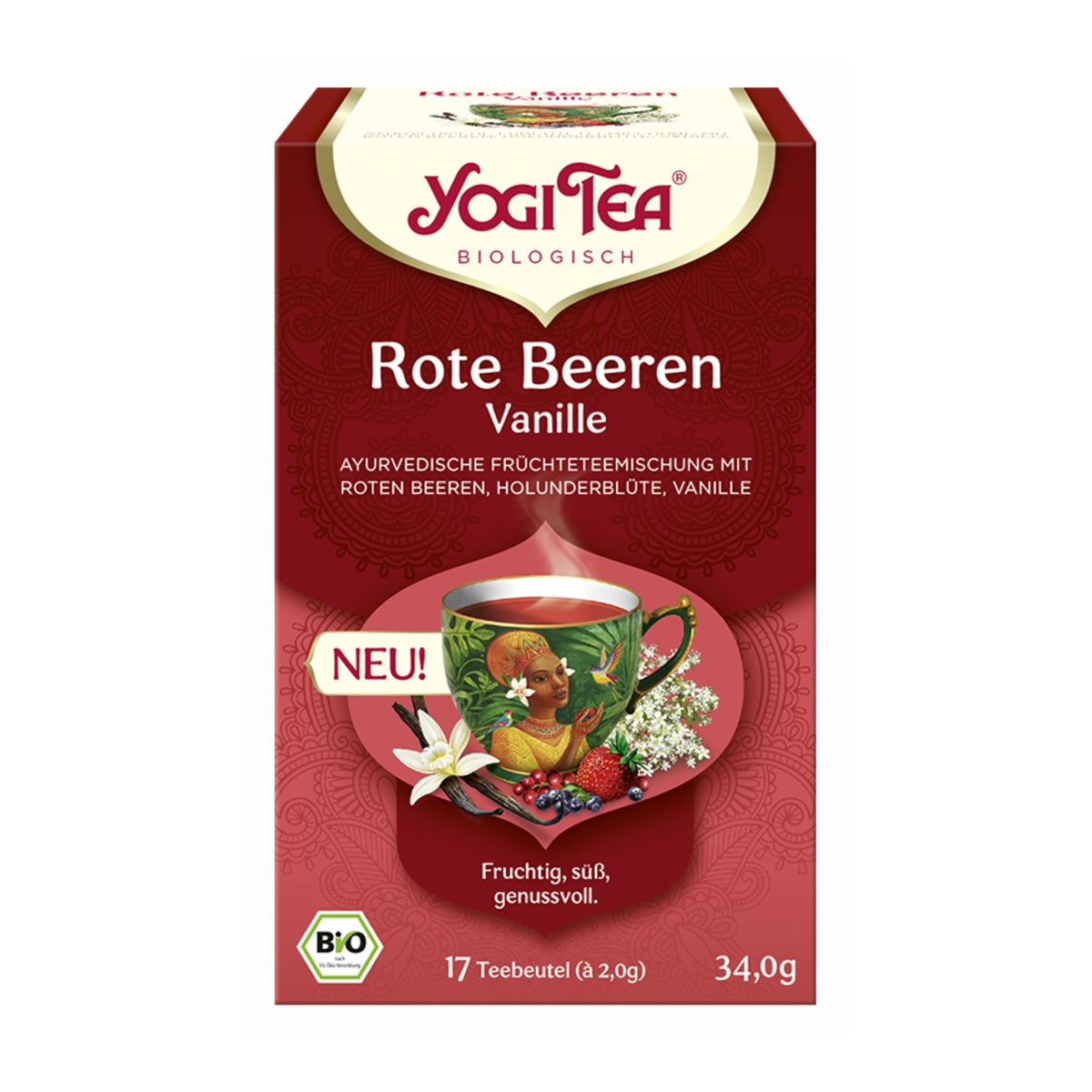 Bio Yogi Tea Rote Beeren Vanille 17ST 34g