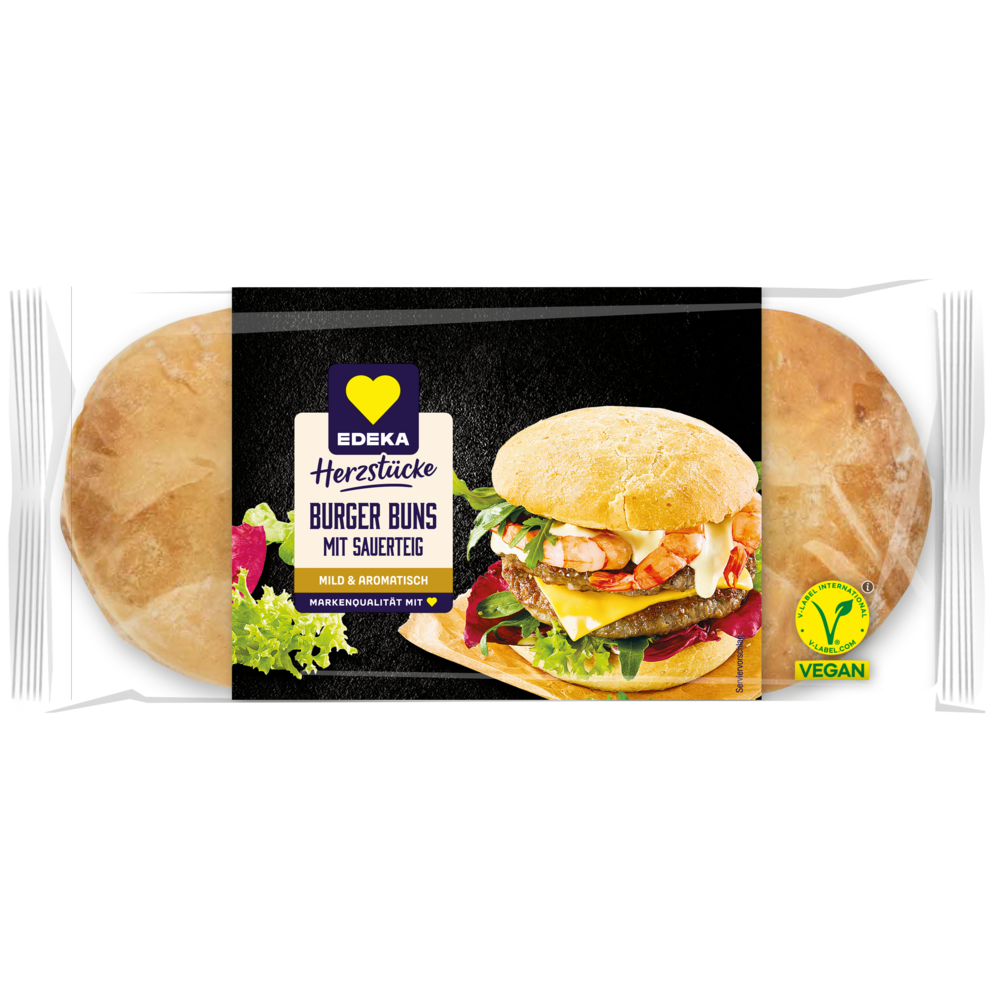 EDEKA Herzstücke Sauerteig Buns 360g
