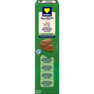EDEKA Herzstücke Edel Nougat Happen 125g