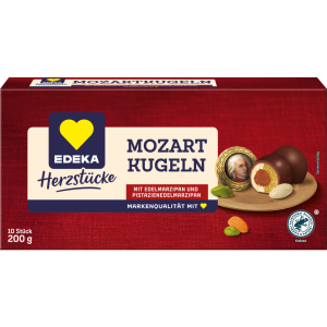 EDEKA Herzstücke Mozartkugeln Zartbitter 200g