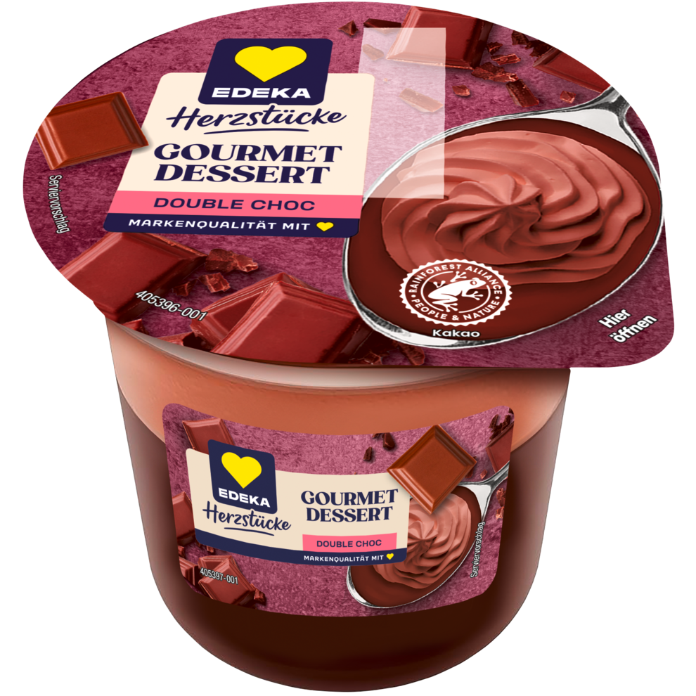 EDEKA Herzstücke Gourmet Dessert Double Choc 190g
