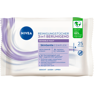 Nivea 3in1 Sensitive Reinigungstücher Sensible Haut 25ST
