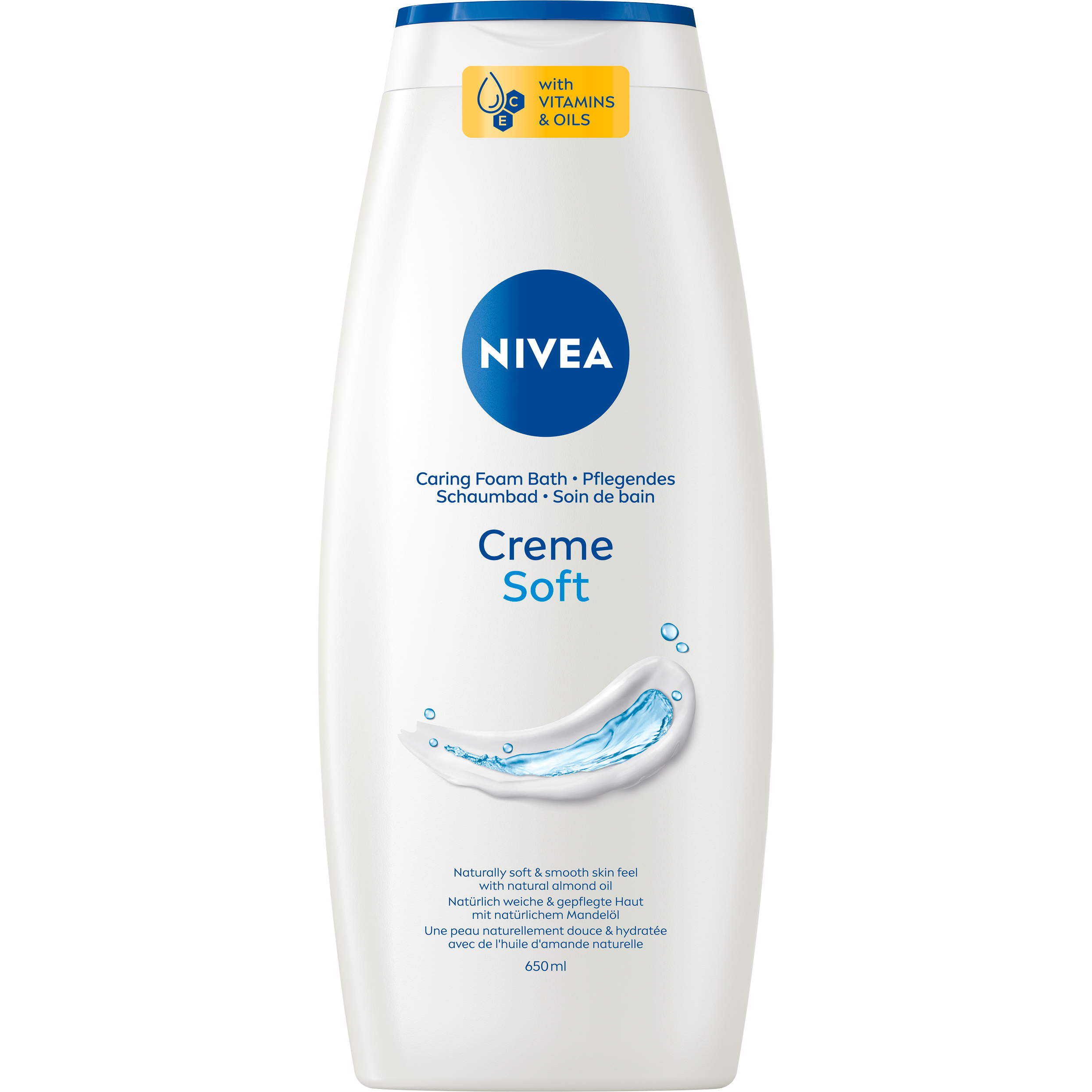 Nivea Pflegendes Schaumbad Creme Soft 650ml