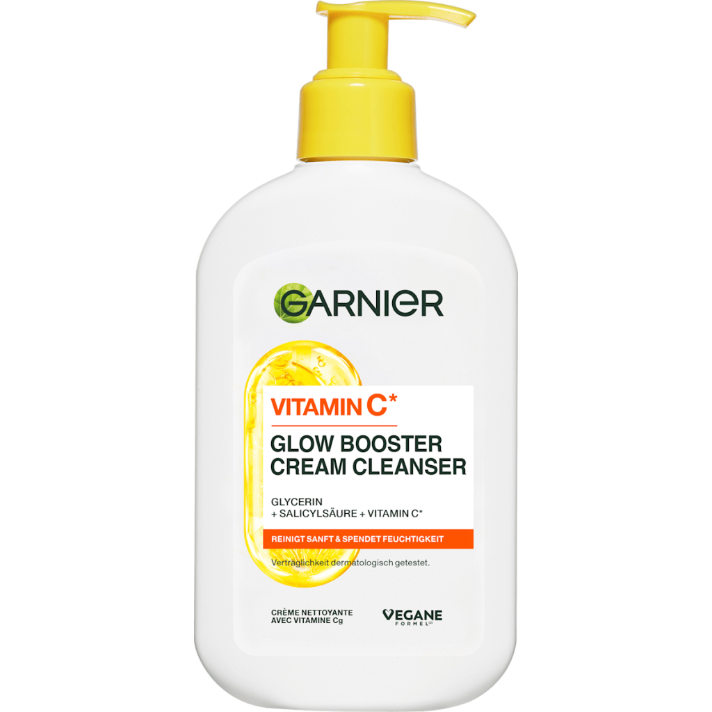 Garnier Glow Booster Cream Cleanser Vitamin C 250ml