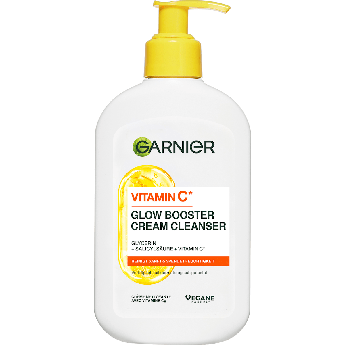 Garnier Glow Booster Cream Cleanser Vitamin C 250ml
