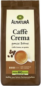 Bio Alnatura кофе крема целые зерно 1kg