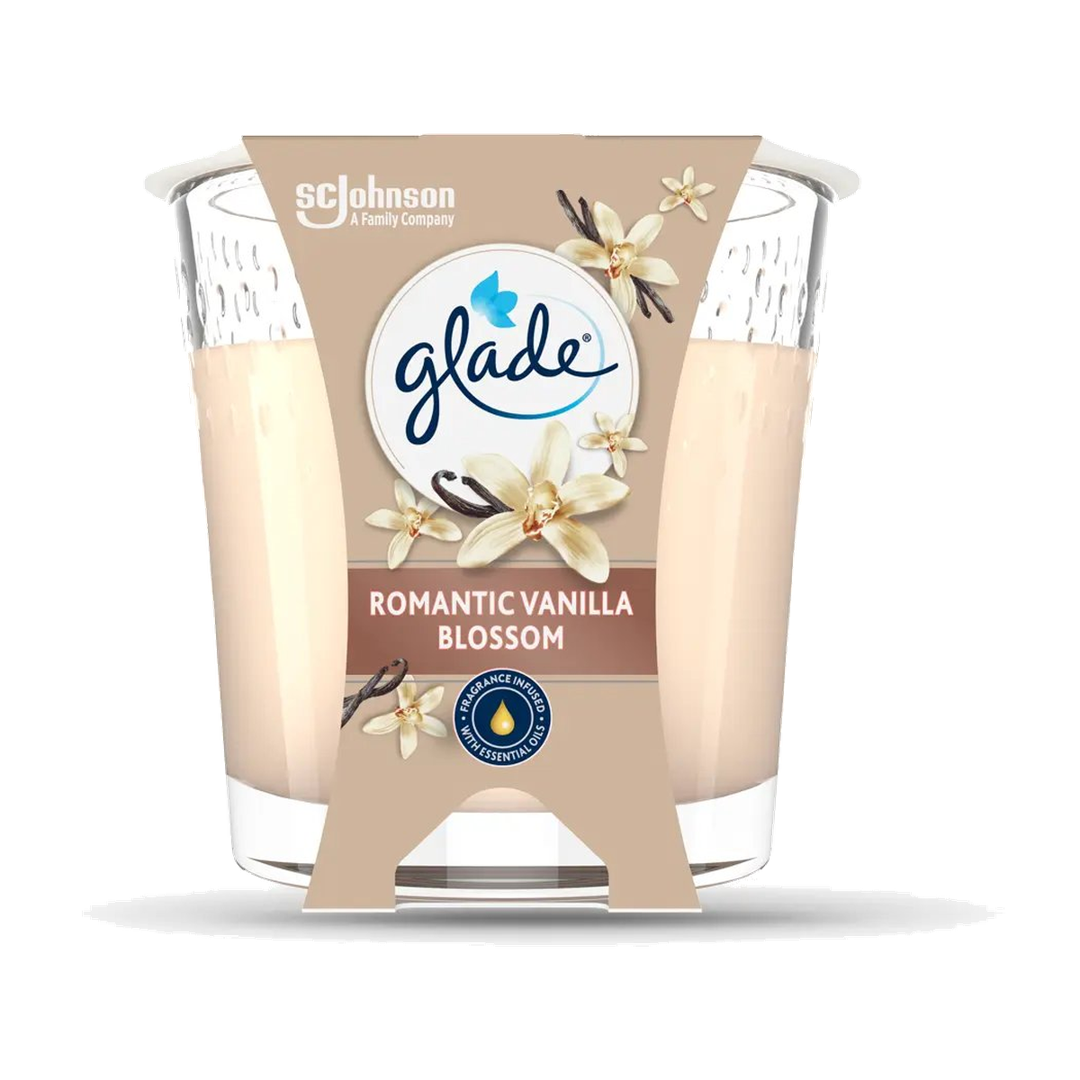 Glade Duftkerze Romantic Vanilla Blossom 112g