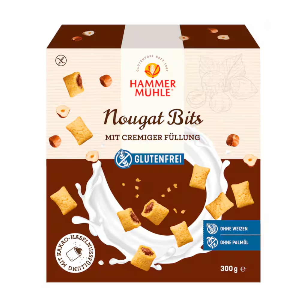Hammermühle Nougat Bits glutenfrei 300g