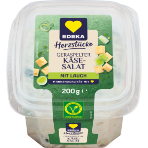 EDEKA Herzstücke Käseraspelsalat mit Lauch 200g