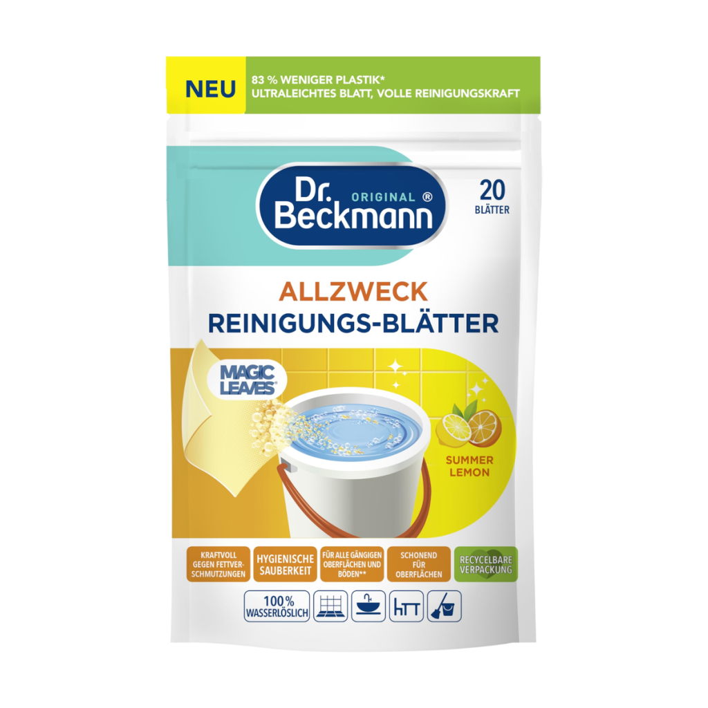 Dr.Beckmann Allzweck-Reinigungs-Blätter Summer Lemon 20ST 44g