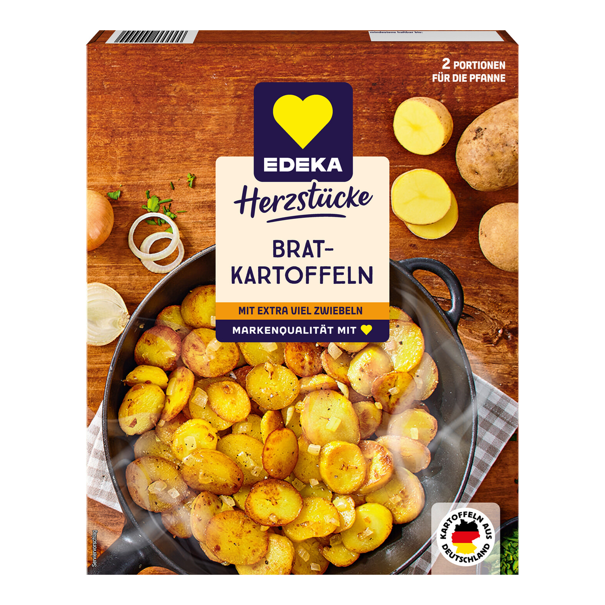 EDEKA Herzstücke Bratkartoffeln mit Zwiebeln 400g