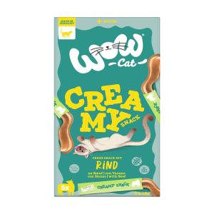 WOW Cat Creamies mit Rind 5ST 75g