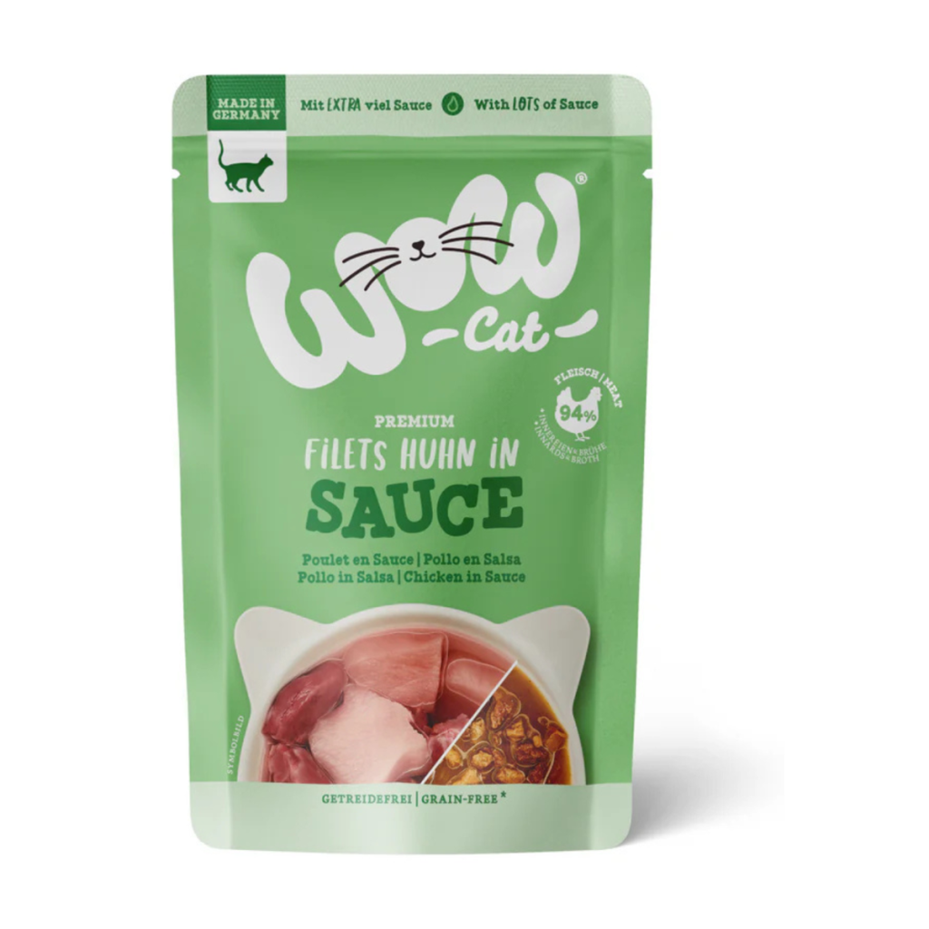 WOW Cat Creamies mit Huhn 5ST 75g
