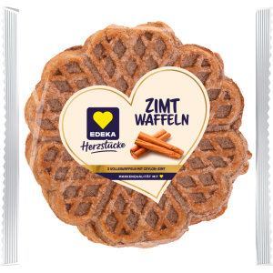 EDEKA Herzstücke Herzwaffeln mit Zimt 165g
