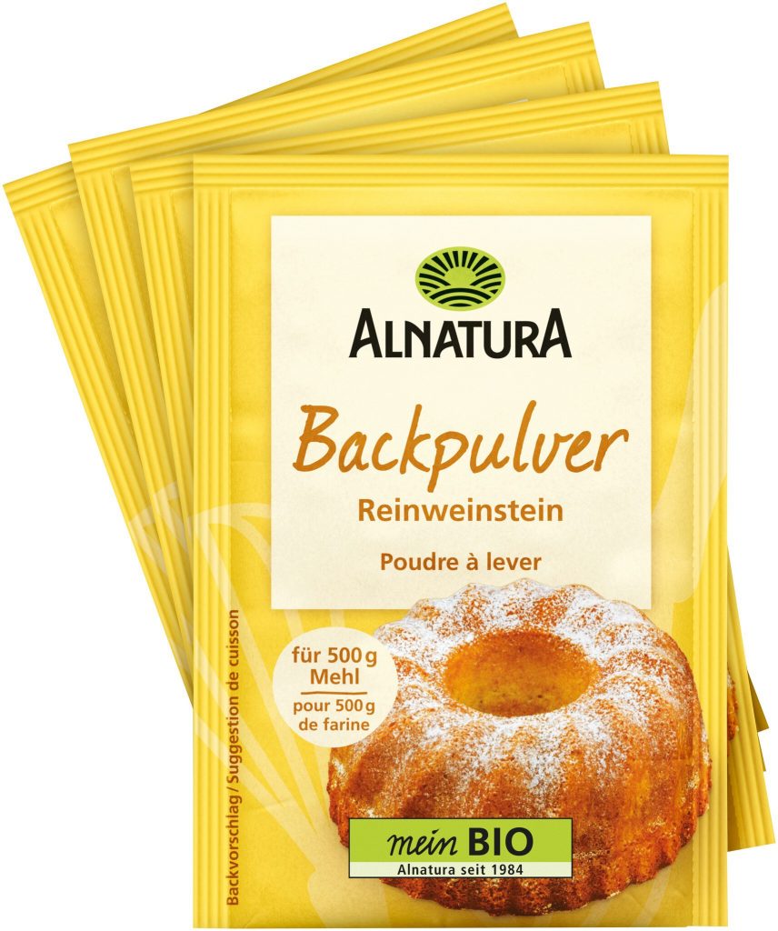 Bio Alnatura Reinweinstein Backpulver 72g