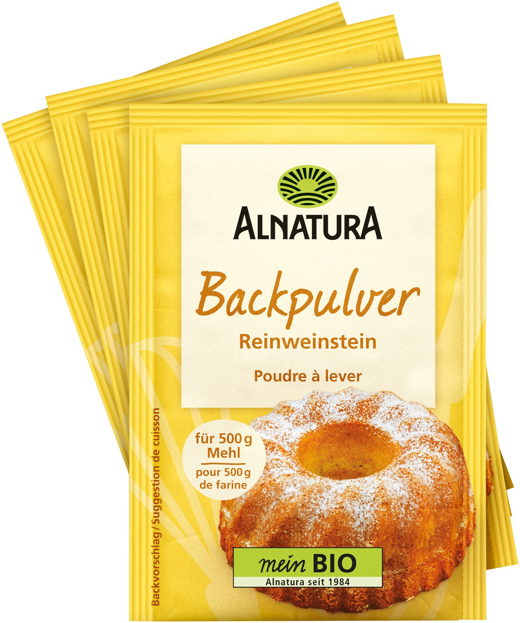 Bio Alnatura Reinweinstein Backpulver 72g