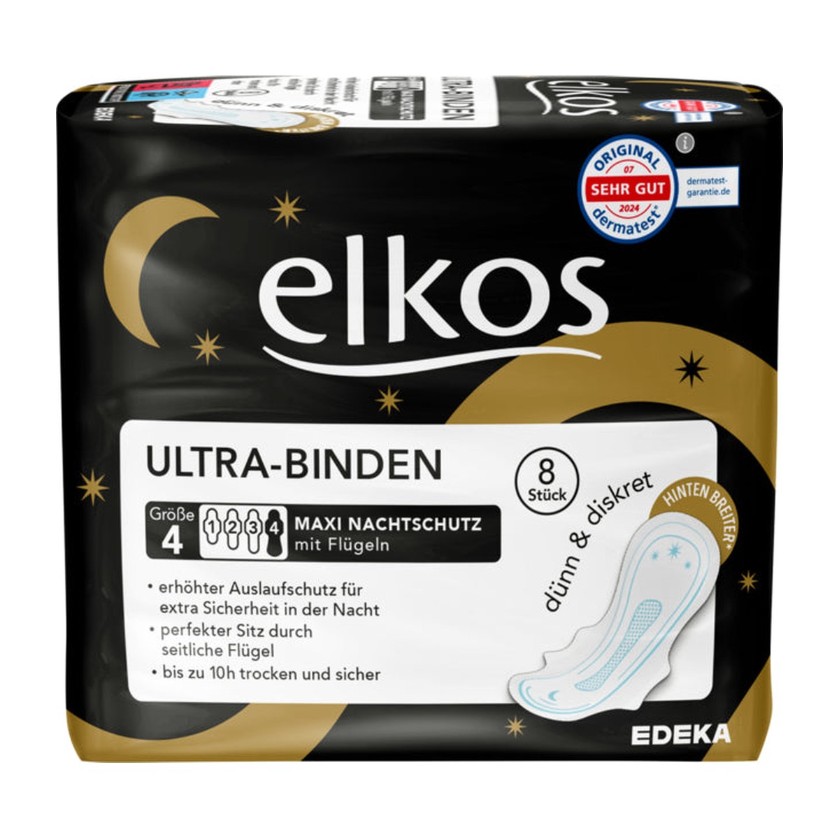 EDEKA elkos Binde Secure Night Ultra 8ST