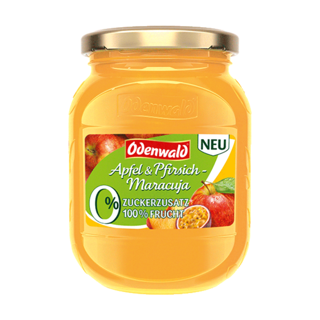 Odenwald Apfel&Pfirsich-Maracuja 0% Zucker 355g