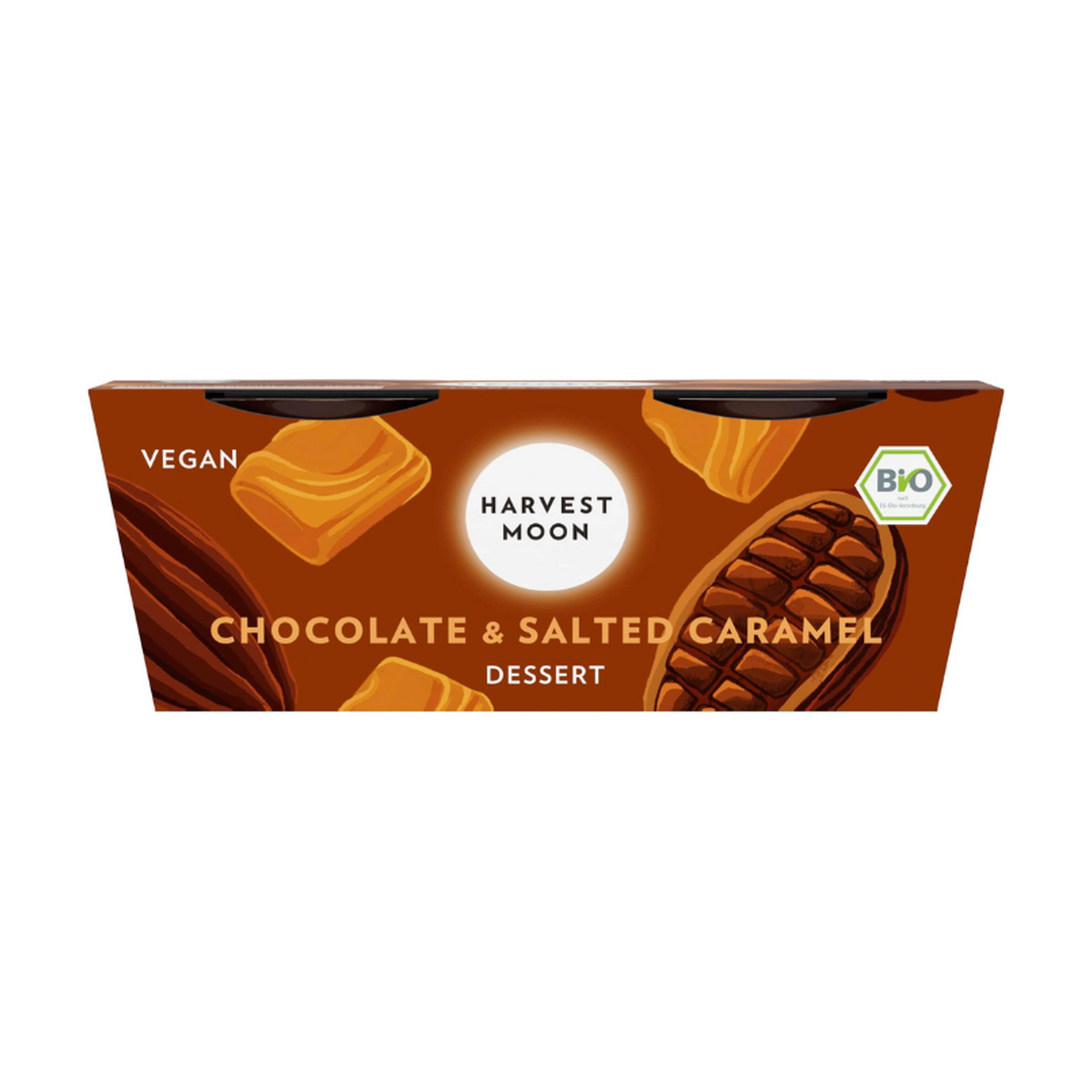 Bio Harvest Moon Chocolate & Salted Caramel Dessert 160g