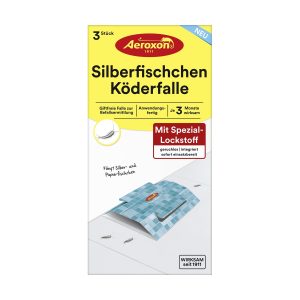 Aeroxon Silberfischchen-Köderfalle giftfreie Monitorfalle 3ST