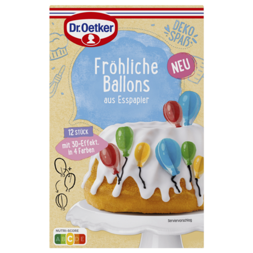 Dr.Oetker Fröhliche Ballons 12ST