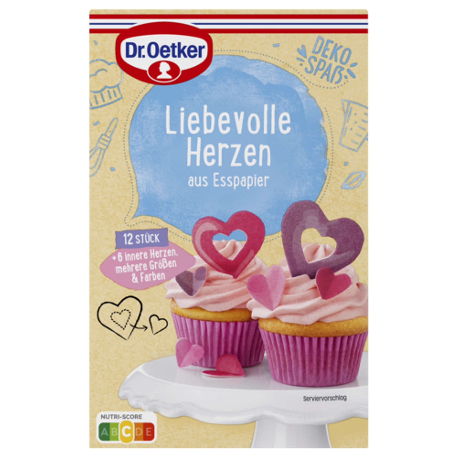 Dr.Oetker Liebevolle Herzen 12ST