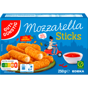 GUT&GÜNSTIG Mozzarella-Sticks 250g