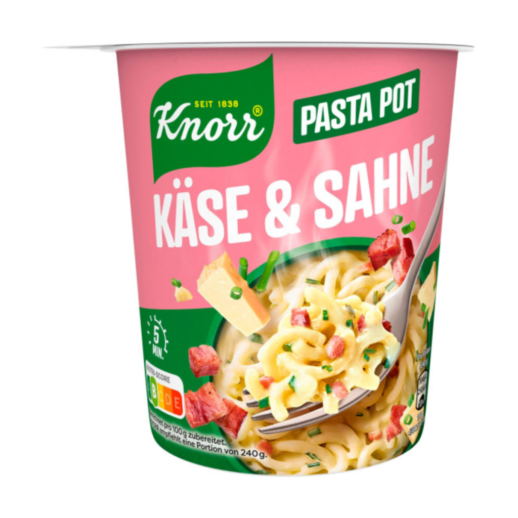Knorr Pasta Snack Pot Käse&Sahne 63g