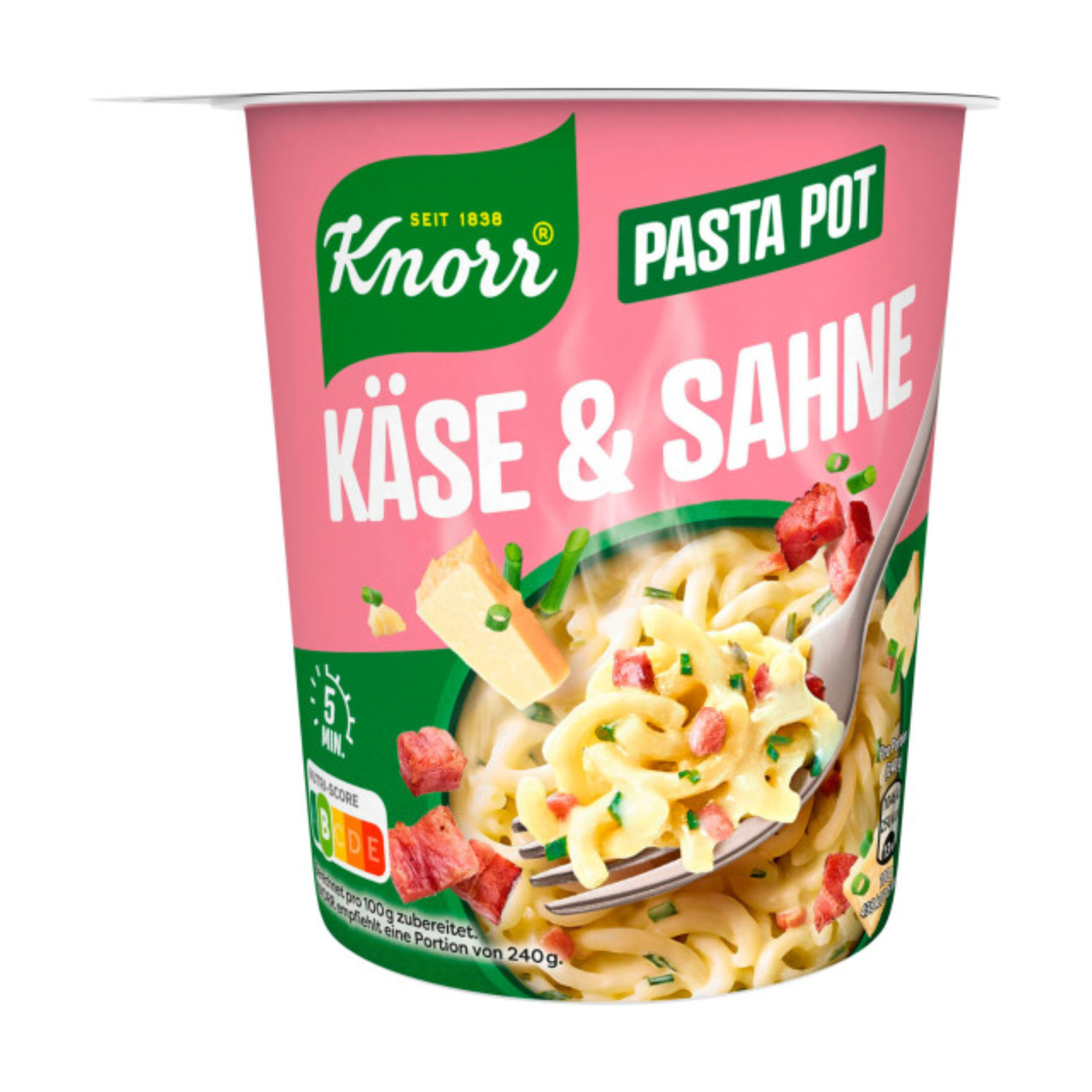 Knorr Pasta Snack Pot Käse&Sahne 63g