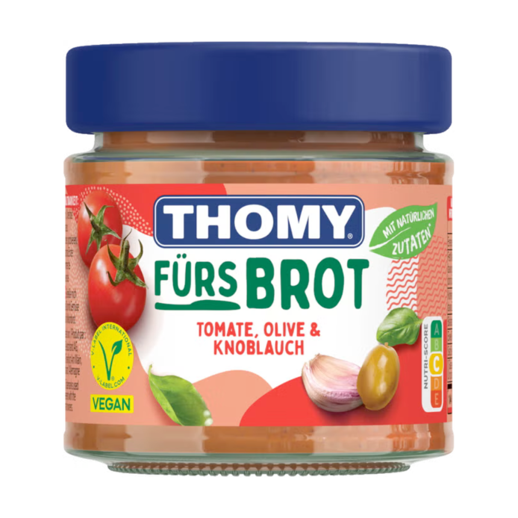 Thomy Aufstrich Tomate Olive&Knoblauch 180g