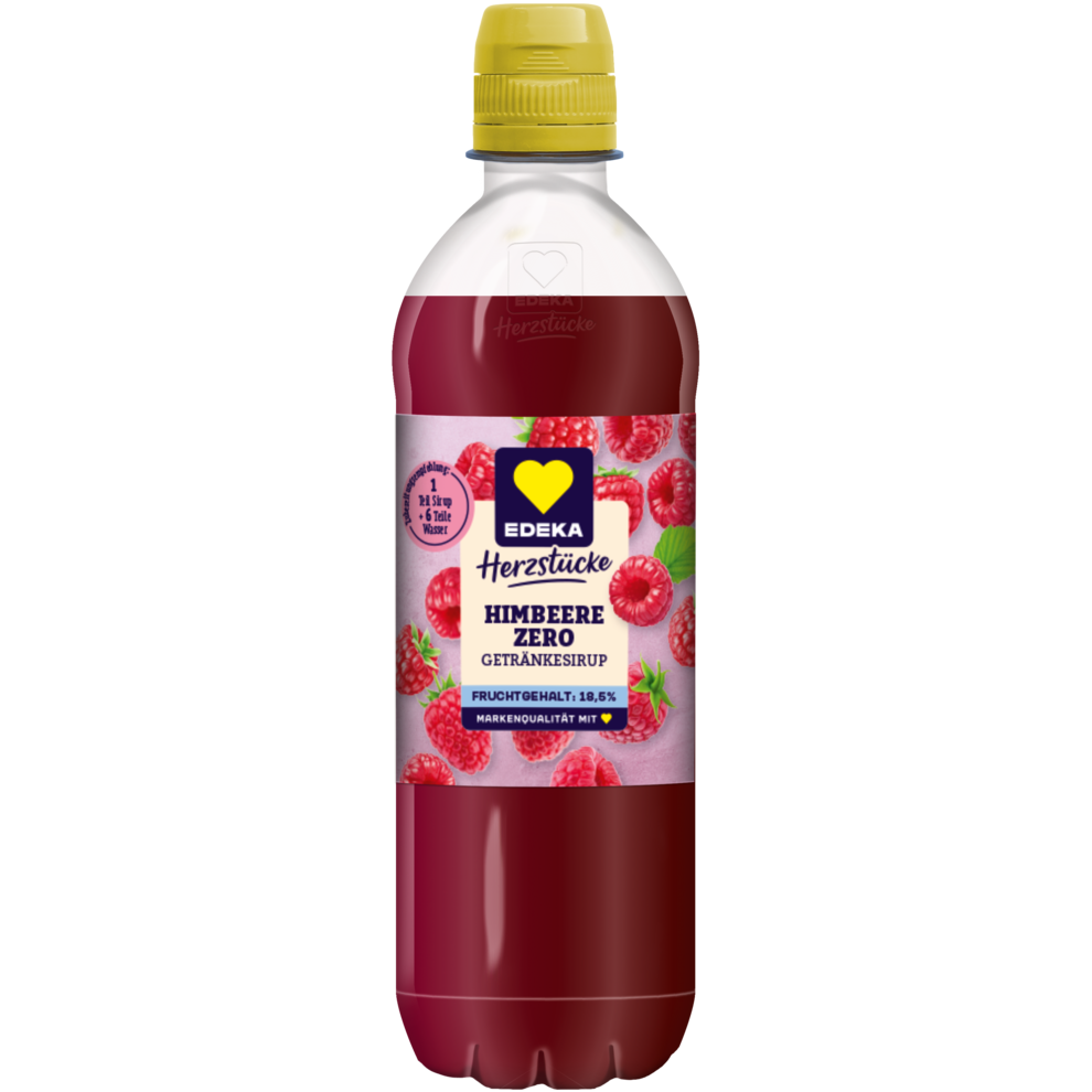 EDEKA Herzstücke сироп малина зеро 0,5l