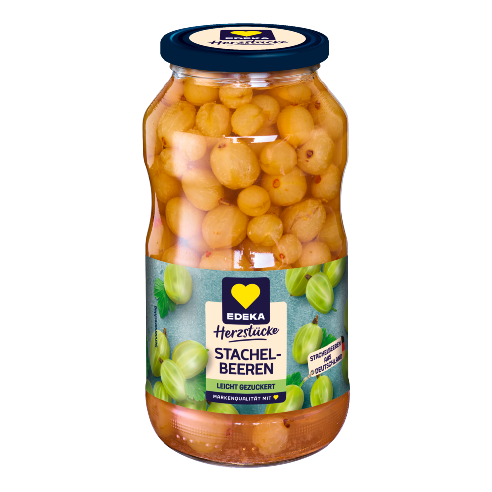 EDEKA Herzstücke Stachelbeeren leicht gezuckert 680g
