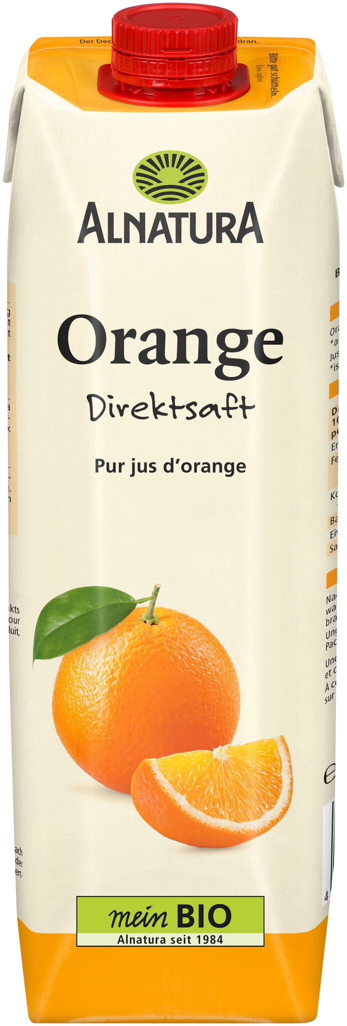 Bio Alnatura Orangensaft 1l