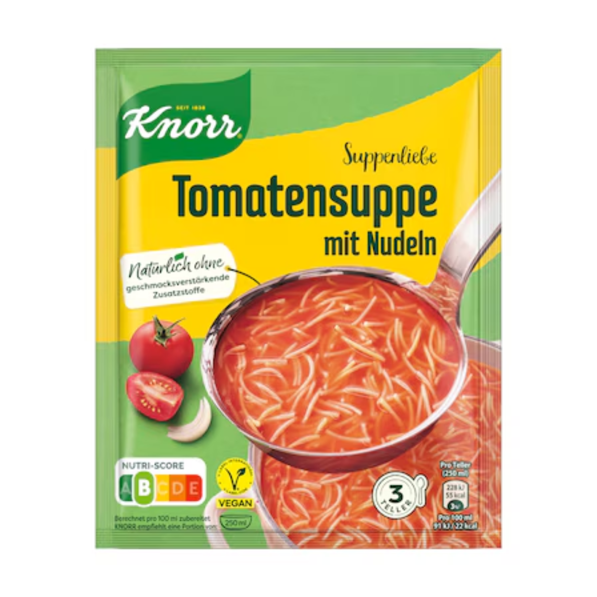 Knorr Suppenliebe Tomatencreme mit Nudeln 750ml