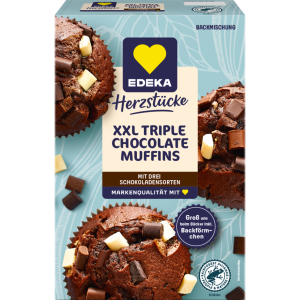 EDEKA Herzstücke Trip Choco Muffins 345g