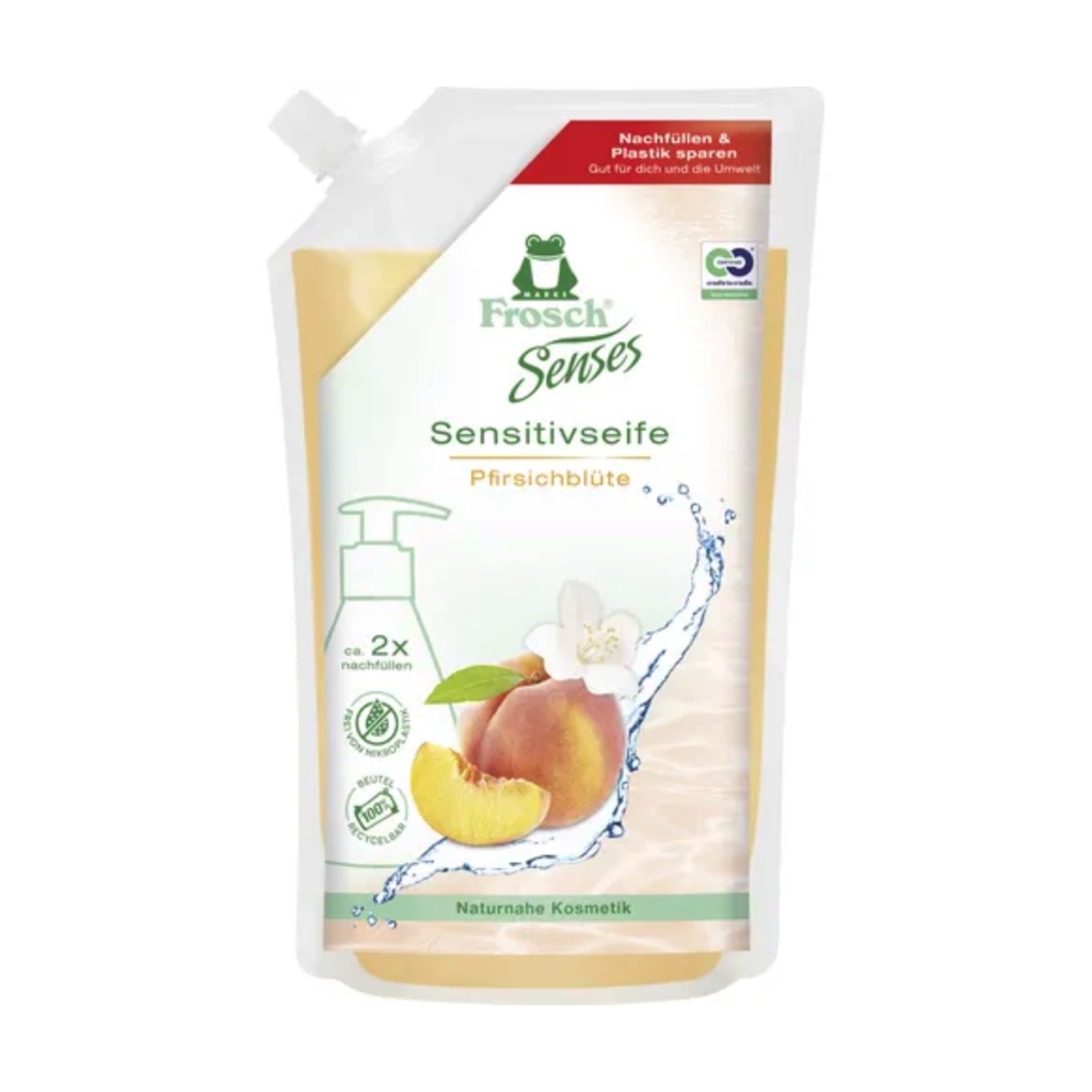 Frosch Cremeseife Senses Pfirsich 500ml