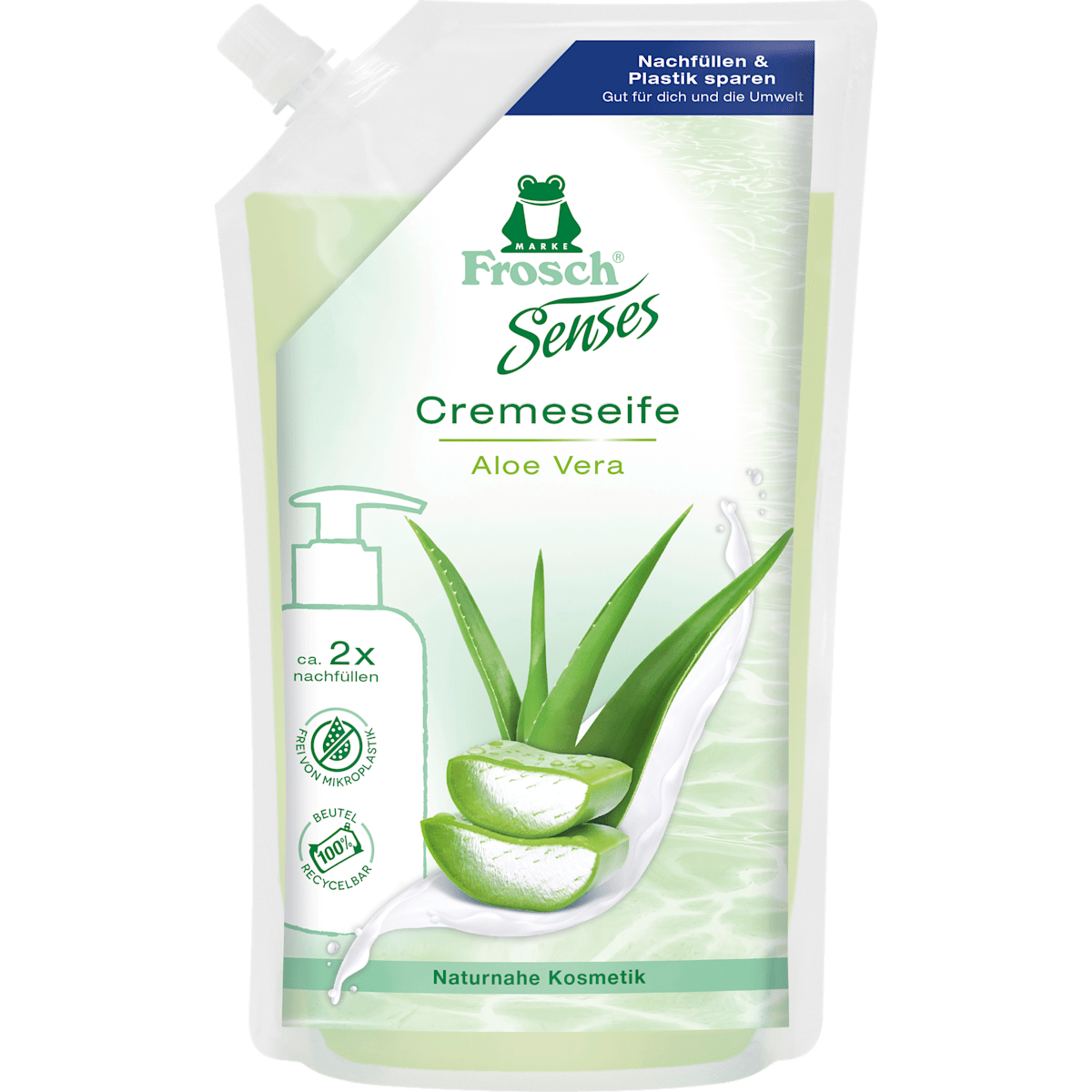 Frosch Cremeseife Senses Aloe Vera 500ml