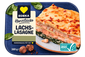 ASC EDEKA Herzstücke Lachslasagne 380g